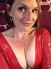 Testing out a new latex dress