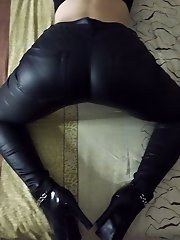 Older boxers in seductive poses.