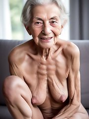 Charming older dames are posing seminaked